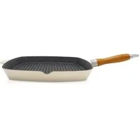 Krüger Steakpfanne Einsenguss Grill-/ Steakpfanne SAVANNA, 28 x 28cm, Gusseisen (1-tlg), für Induktions-Kochfelder geeignet