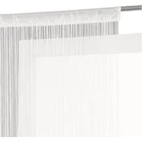 Home-trends24.de Fadenvorhang Türvorhang Fadenvorhang Vorhang Türvorhang Gardine Insektenschutz, Stangendurchzug, halbtransparent