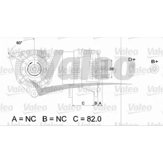 Valeo Lichtmaschine 120A Audi A4 A6 VW Passat