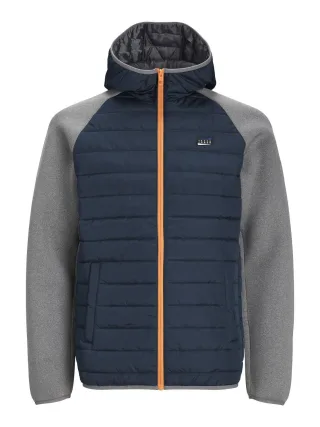 JACK&JONES - JWHTOBY JACKET JNR grey melange - Gr. - 176