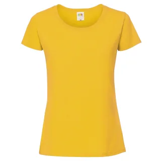 Fruit Of The Damen T-Shirt, enganliegend (Sonnenblume)