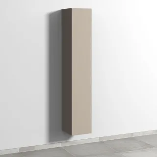 Sanipa 3way Hochschrank mit 1 Tür, Sandgrau-Matt SF10767