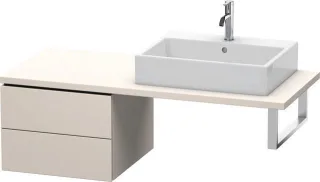 Duravit L-Cube Unterschrank für Konsole Taupe Supermatt 520x547x400 mm - LC583708383 LC583708383