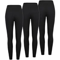 SUBLEVEL Leggings 3er-Pack hoher Bund elastisch (3-tlg) 3x Pack Leggings