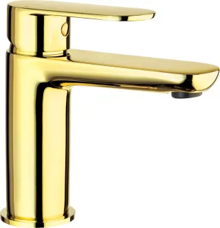 Neuesbad Serie 100 Waschtischarmatur ohne Ablaufgarnitur, Oberfläche: gold NB1DEBGA_Z20M1
