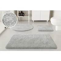 OTTO home Badematte Kaarin, uni, viele Farben, Badvorleger, Badezimmer Teppich, Höhe 30 mm, rutschhemmend beschichtet, fußbodenheizungsgeeignet, Polyester, rechteckig, Badteppich, getuftet, flauschig, hochflor, große Farbauswahl
