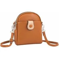 ITALYSHOP24 Schultertasche Damen Tasche Minibag Umhängetasche Geldbörse Handytasche Crossover, Brusttasche Bodybag Crossbody Hüfttasche Clutch leicht Gewicht