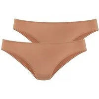 LASCANA Jazz-Pants Slips (2er-Pack) aus weicher und hoch elastischer Microfaser