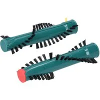 McFilter Bürstenrolle (1 Satz) Teppichbürsten Rundbürsten geeignet für Vorwerk Kobold, Zubehör für Teppichbürste, (2-tlg), EB 360 EB 370, Passgenau, 1 Paar (linke u. rechte Seite), Ersatz