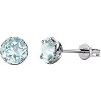 Runde Perlé Paar Ohrstecker kleine zarte Topaz Ohrstecker, natürlicher Topaz, handgefertigte Ohrringe, 925er Silber, Weißgold plattiert