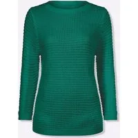 Sieh an! Strickpullover 3/4-Arm-Pullover 3/4-Arm