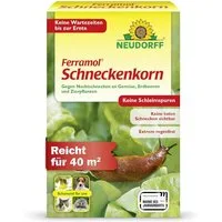 Neudorff Pflanzenstärkungsmittel Ferramol Schneckenkorn 200 g für 40 m², schonend für Tiere & extrem regenfest durch neue Ködertechnologie, schneller & zuverlässiger Schneckenschutz gegen Nacktschnecken, Regenfester Schneckenköder mit sofortigem Fraß