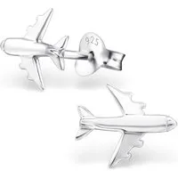Monkimau Ohrring-Set Flugzeug Ohrringe aus 925 Silber, Hypoallergen