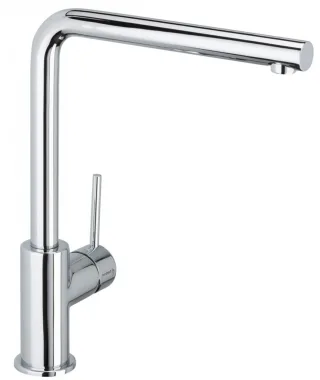 Herzbach Design New Spültischarmatur, Griff seitlich Abgewinkelt chrom , 10.145515.1.01 10.145515.1.01