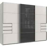 Wimex Schwebetürenschrank Schwebetürenschrank Saigon mit Glaselementen, 3 Türen, 270cm breit