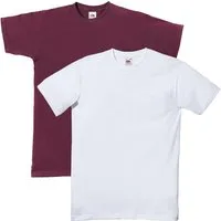 Fruit of the Loom Sweatshirt Unisex-T-Shirt, 2er-Pack Uni