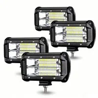 FIVMEN LED Scheinwerfer 72W LED Zusatzscheinwerfer Offroad Scheinwerfer, LED fest integriert, Tageslichtweiß