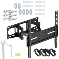 ARLI TV-Wandhalterung TV Wandhalter Wandhalter neigbar 32 40 43 49 50 52 55 zoll Fernseher, (bis 55,00 Zoll, 1-tlg., Inklusive Wasserwaage, VESA Norm)