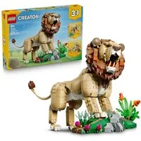 LEGO® Wilde Tiere: Majestätischer Löwe (31386), LEGO Creator Konstruktionsspielsteine, (839 St), Made in Europe