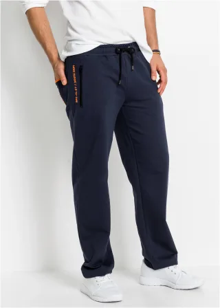 bonprix Jogginghose aus Baumwolle, mit Eingrifftaschen und Gesäßtasche, Regular Fit