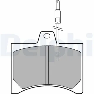 Delphi Bremsbel?ge vorne Citroen C15 Lna Visa Peugeot 104