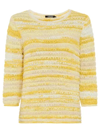 Olsen - Pullover Long Sleeves golden yellow - Gr. - 38