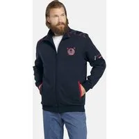 Jan Vanderstorm Sweatjacke ATLI mit trendigen Kontrasten