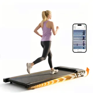 [EU Direct] Formill FT31 Walking Pad with 12% Incline, 6km/h Under Desk Treadmill for Home Office, Smart APP Control & R