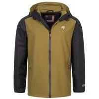 Alessandro Salvarini Regenjacke Herren wasserabweisend – Outdoorjacke mit Kapuze Leichte Outdoorjacke mit Kapuze und Reißverschluss