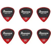 Ibanez Plektrum, PPA16HSG Sand Grip Picks 1,0 mm Red - Plektren Set