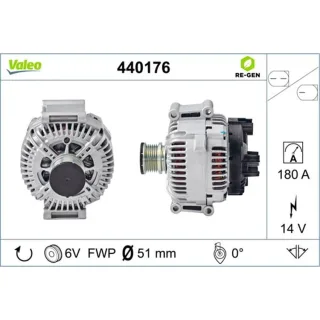 Valeo Lichtmaschine Mercedes Sprinter Viano Vito 440176