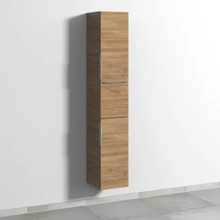 Sanipa 3way Hochschrank mit 2 Türen und 1 Auszug, Eiche-Kansas UM10159