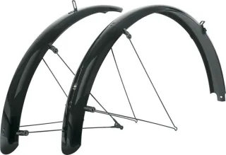 SKS Bluemels Basic Schutzblech-Set 28" schwarz-glänzend 69 mm