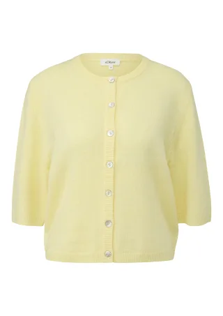 s.Oliver - Strickjacke gelb - Gr. - 38