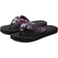 LASCANA Sandale, Badeschuh, Pantolette, Badelatsche, Flip Flop, Sommerschuh, Badezehentrenner Zehentrenner ultraleicht mit softem Band VEGAN