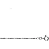 ONE ELEMENT Goldkette Halskette Rundankerkette aus 333 Weißgold Ø 1,7 mm, Sorgfältig verarbeitet – langlebig & angenehm im Alltag