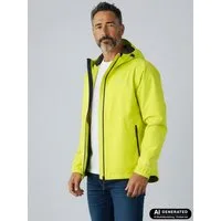 Dry Fashion Fahrradjacke Laboe Herren Funktionsjacke - Regenjacke Outdoor leicht & verstaubar Jacke Wasserdicht, Windicht, Atmungsaktiv, Kapuze mit Vorderschirm