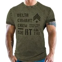 GASOLINE BANDIT® T-Shirt für US Army Fans: Delta Combat Crew