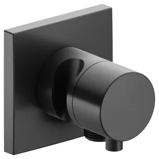 Keuco 3-Wege Umstellventil IXMO Comf.59548, Schlauchan./Brauseh.eckig,Schwarzchr.geb,59548131202 59548131202