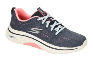 Skechers 125311/NVHP GO WALK ARCH FIT 2.0 - VIVID SUNSET Damen Sneaker Blau/Pink