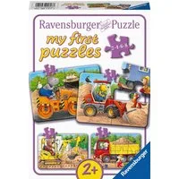 Ravensburger Puzzle Tiere auf der Baustelle, 20 Puzzleteile, Made in Europe