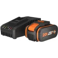Worx Bohrer- und Bitset Worx PowerShare Akku Set 20V / 4,0 Ah mit Ladegerät WA3604