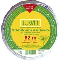 Juwel Wand-Wäscheleine Juwel Wäscheleine Twaron 62 m, Wäscheschnur für Wäschespinnen