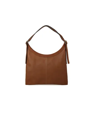 Giulia Monti Tote Bag Walnussbraun Goldbraun