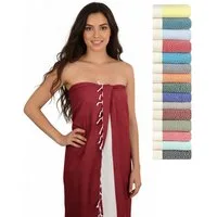 furora HOLIDAY Saunatuch Saunahandtuch Saunatuch Damen + Herren, Hamamtuch groß 100x200 XXL