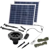 esotec Teichbelüfter Schwimmender Solar-Fischteichbelüfter Jet Flow 100/10000 101895, (Komplettset)