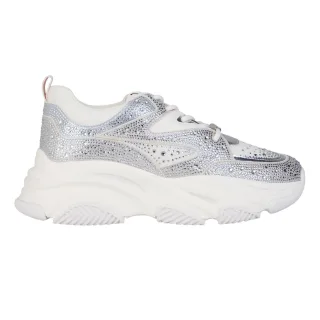 Steve Madden - "Privy" Verziert Sneaker für Damen (Münze/Silber)