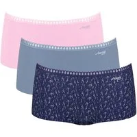 sloggi Panty GO Crush (3er Pack) mit Spitzendetails, Cotton-Mix
