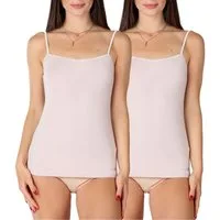 Bellivalini Unterhemd Damen Spaghettitop BLV50-218 aus Viskose