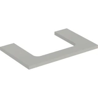 Geberit ONE Waschtisch-Platte, Ausschnitt mittig, für Aufsatzwaschtisch 505282007